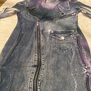 Sexy stretch Jean dress